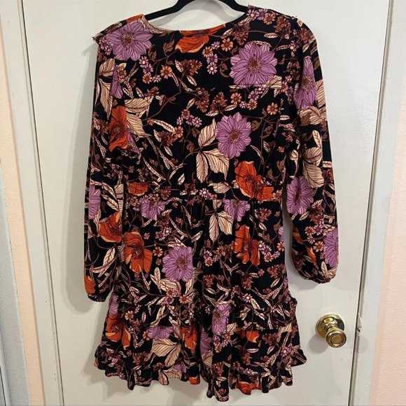 NWT | Anthropologie Pilcro Tiered Corduroy Long Sleeve Mini | Medium, Petite - Picture 6 of 10